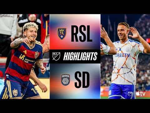 Real Salt Lake vs. San Diego FC | Full Match Highlights | SIX-GOALS!!