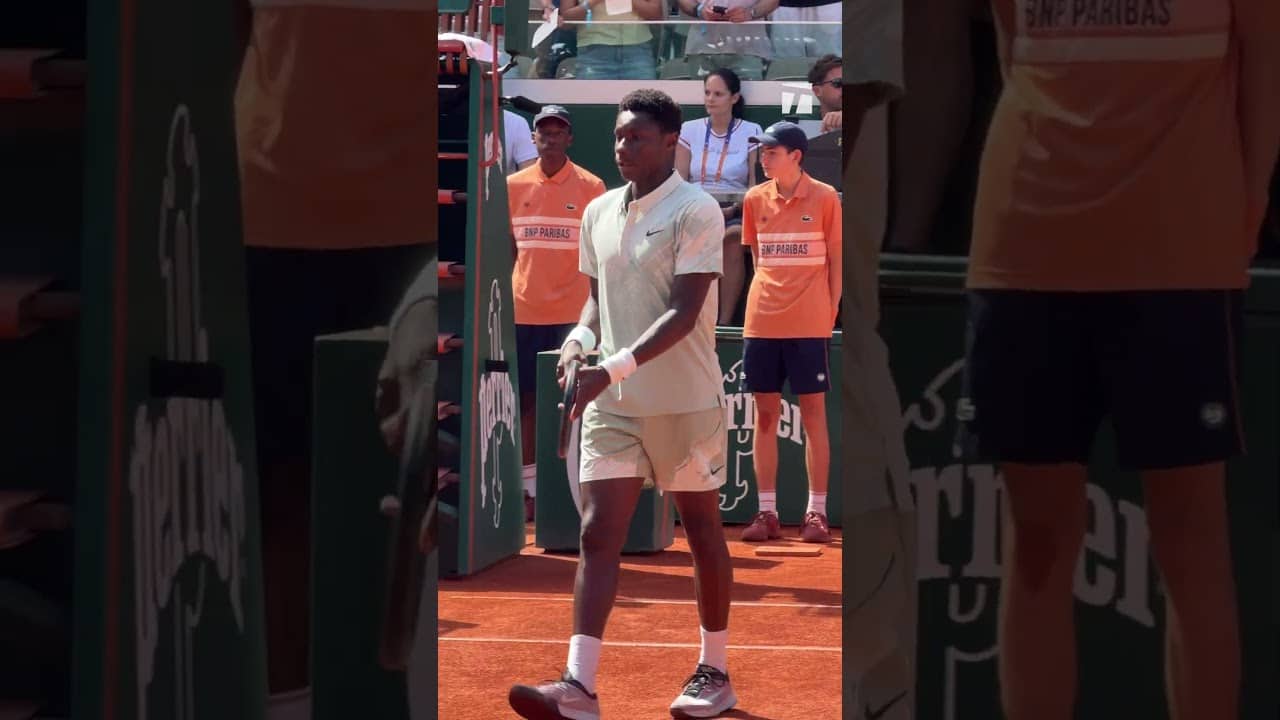 Moise Kouame is the MOMENT ✨🇫🇷 #rolandgarros