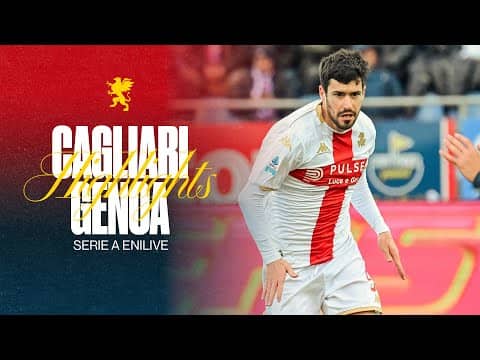 HL | CAGLIARI 3-3 GENOA | SERIE A ENILIVE 25/26