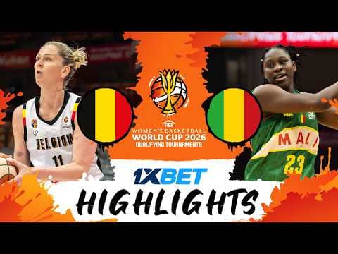 Belgium 🇧🇪 v Mali 🇲🇱 | Highlights | #FIBAWWC 2026 Qualifying Tournament