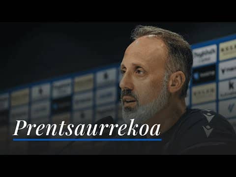RUEDA DE PRENSA 14:00 | Pellegrino Matarazzo | Athletic Club - Real Sociedad