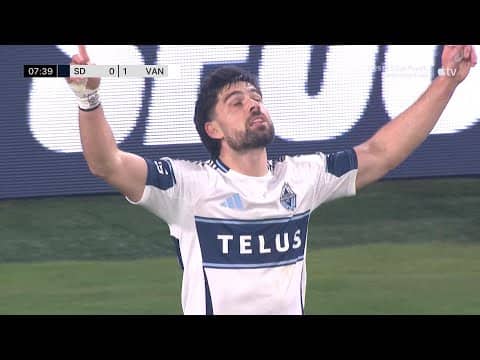 Brian White TAKES THE LEAD For Vancouver Whitecaps! | 2025 Audi MLS Cup Playoffs