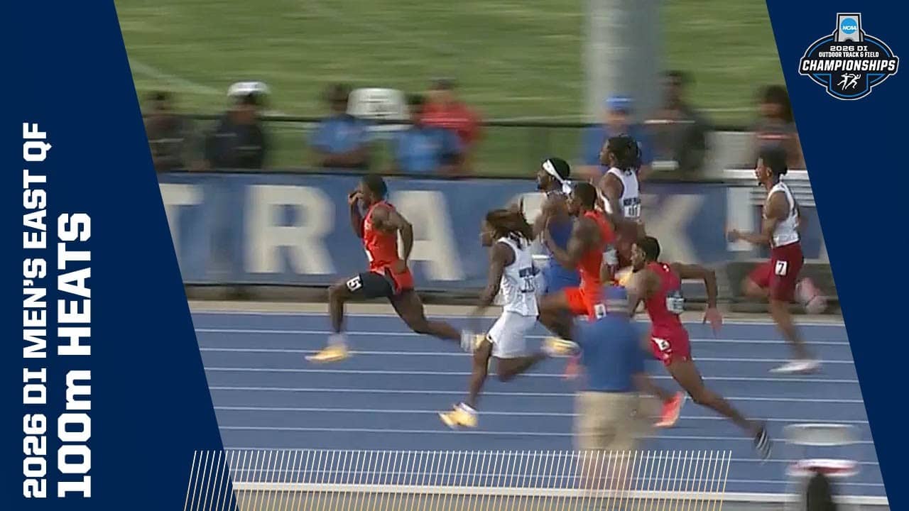 Auburn's Kanyinsola Ajayi runs 9.84-second 100 meters in the PRELIMS, No. 2 in NCAA history