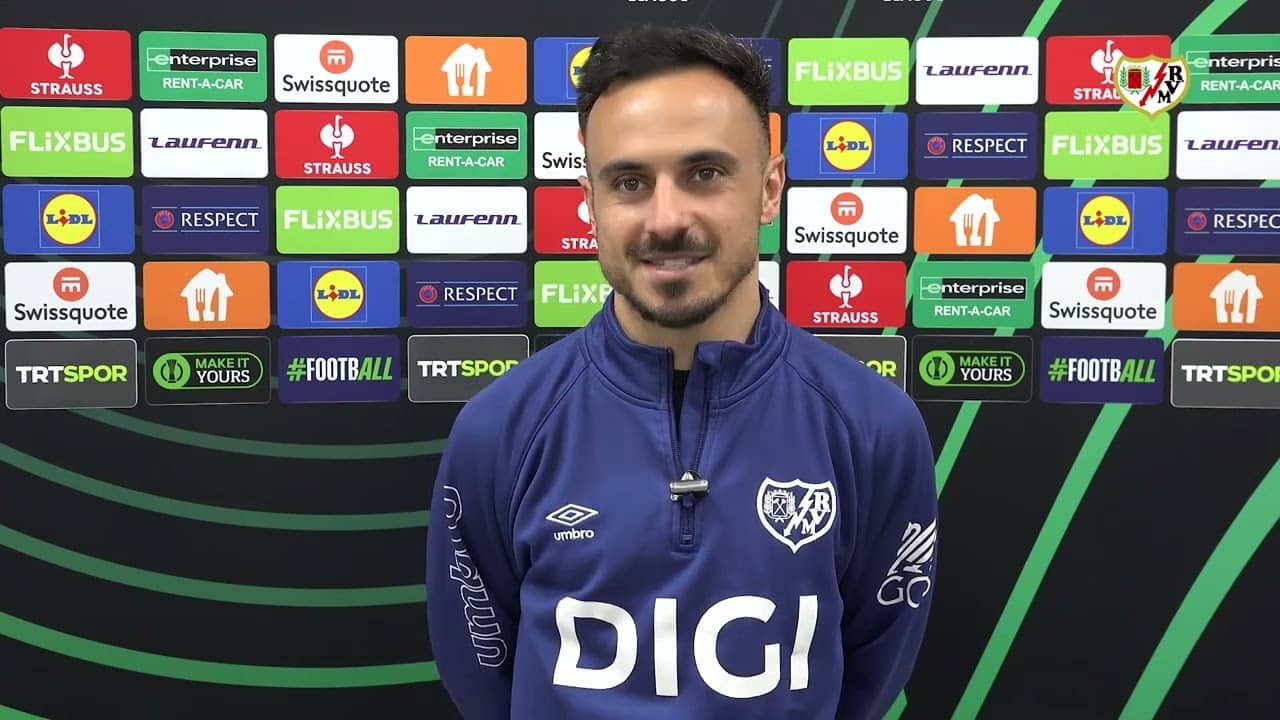 Álvaro García tras el Samsunspor 1 - Rayo Vallecano 3
