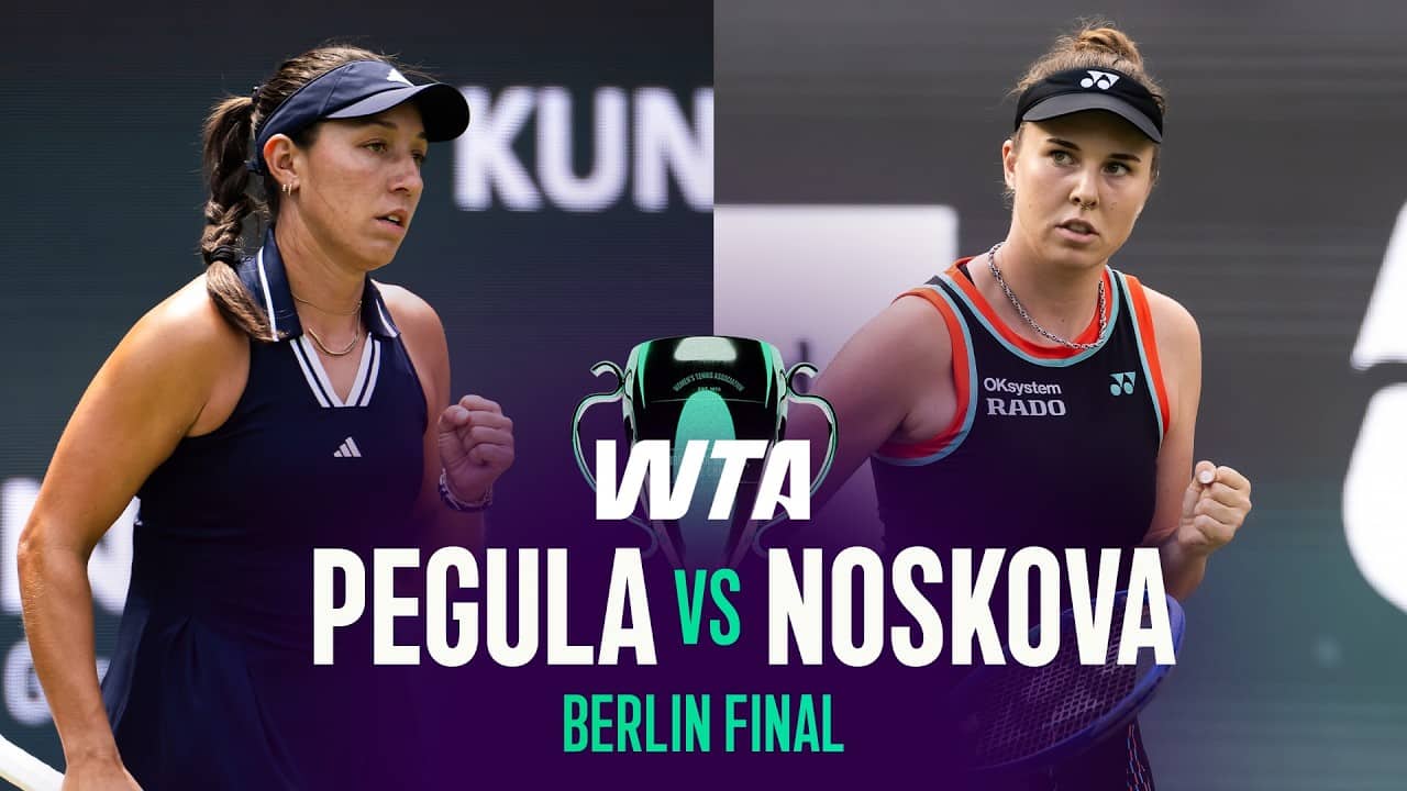 Jessica Pegula vs. Linda Noskova | 2026 Berlin Final | WTA Match Highlights
