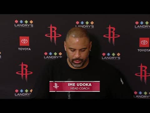 Ime Udoka with a Press Conference vs Pelicans