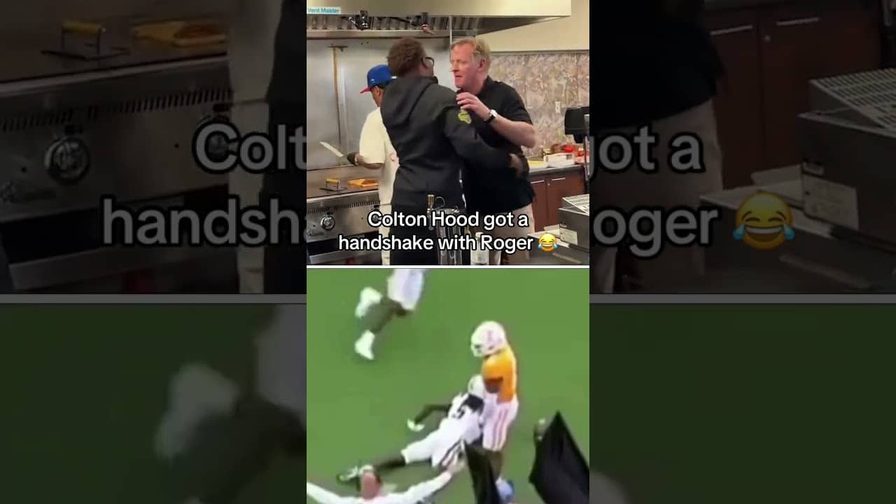 Roger Goodell put the hood on 🔥 (via @nfl/TT)