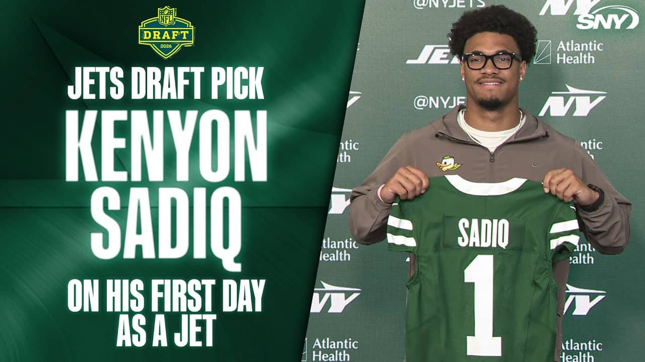 Jets draft pick Kenyon Sadiq talks passion, speed, playing tight end, and his favorite TEs to watch
