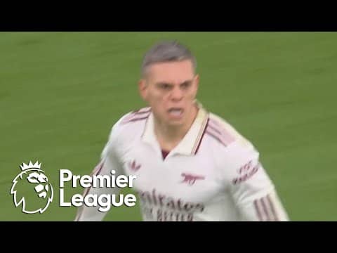 Leandro Trossard slots home Arsenal's equalizer against Aston Villa | Premier League | NBC Sports