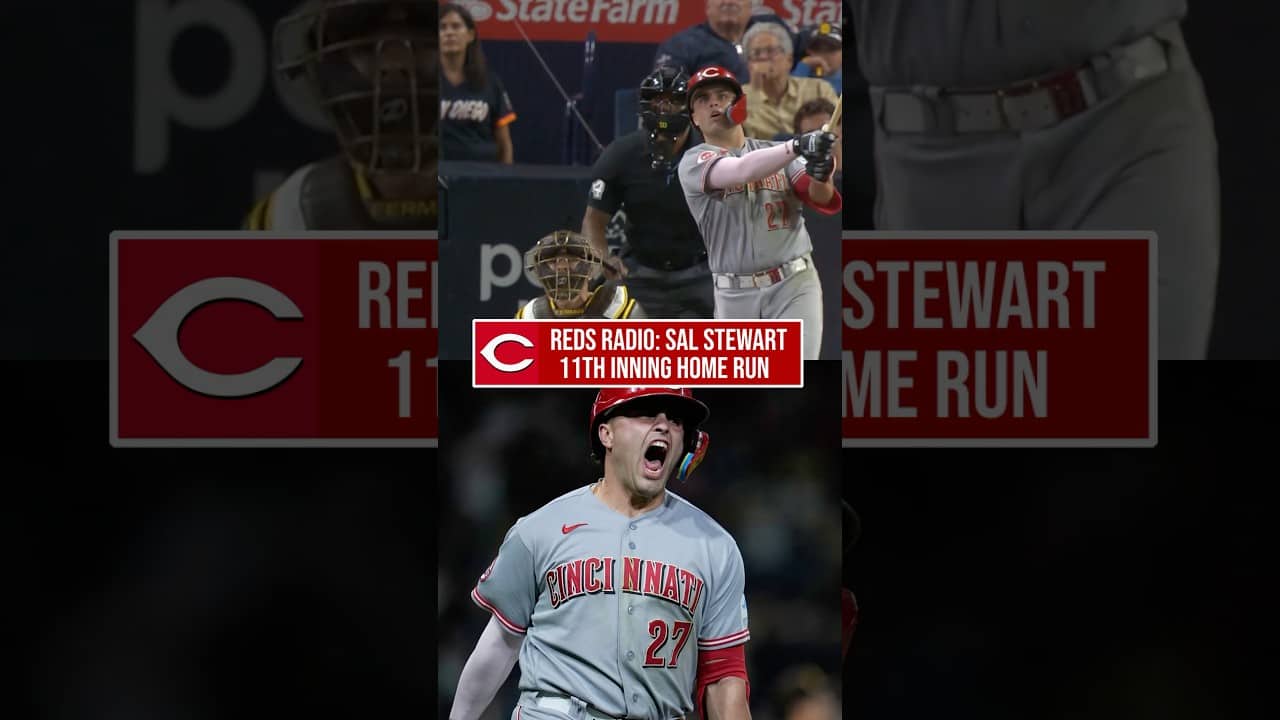 Cincinnati Reds Radio Call of Sal Stewart's 11th Inning Home Run vs Padres