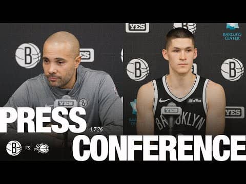 Jordi Fernàndez and Egor Dëmin Postgame Press Conferences vs Orlando