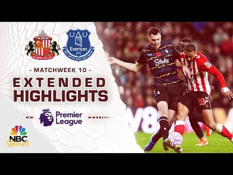 Sunderland v. Everton | PREMIER LEAGUE HIGHLIGHTS | 11/3/2025 | NBC Sports