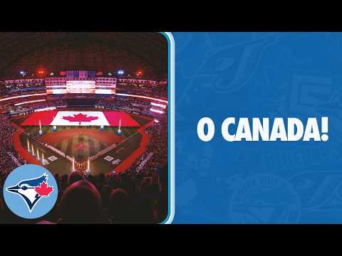 O Canada on Blue Jays Opening Night!