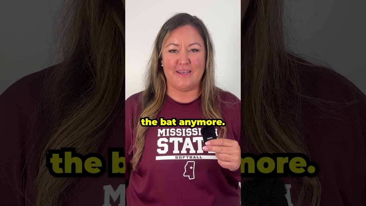 Q&A w/ Mississippi State softball head coach Samantha Ricketts 🥎 #shorts