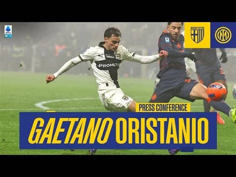 Press Conference | Gaetano Oristanio | Parma-Inter | Serie A Enilive 2025/26