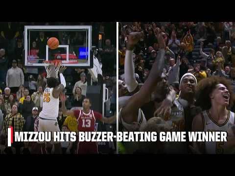 Missouri hits TWO BUZZER-BEATING 3-pointers to go to overtime & defeat Oklahoma 🤯 | ESPN CBB