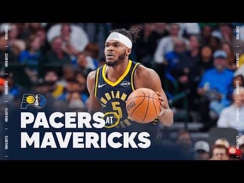 Indiana Pacers Highlights at Dallas Mavericks | October 29, 2025