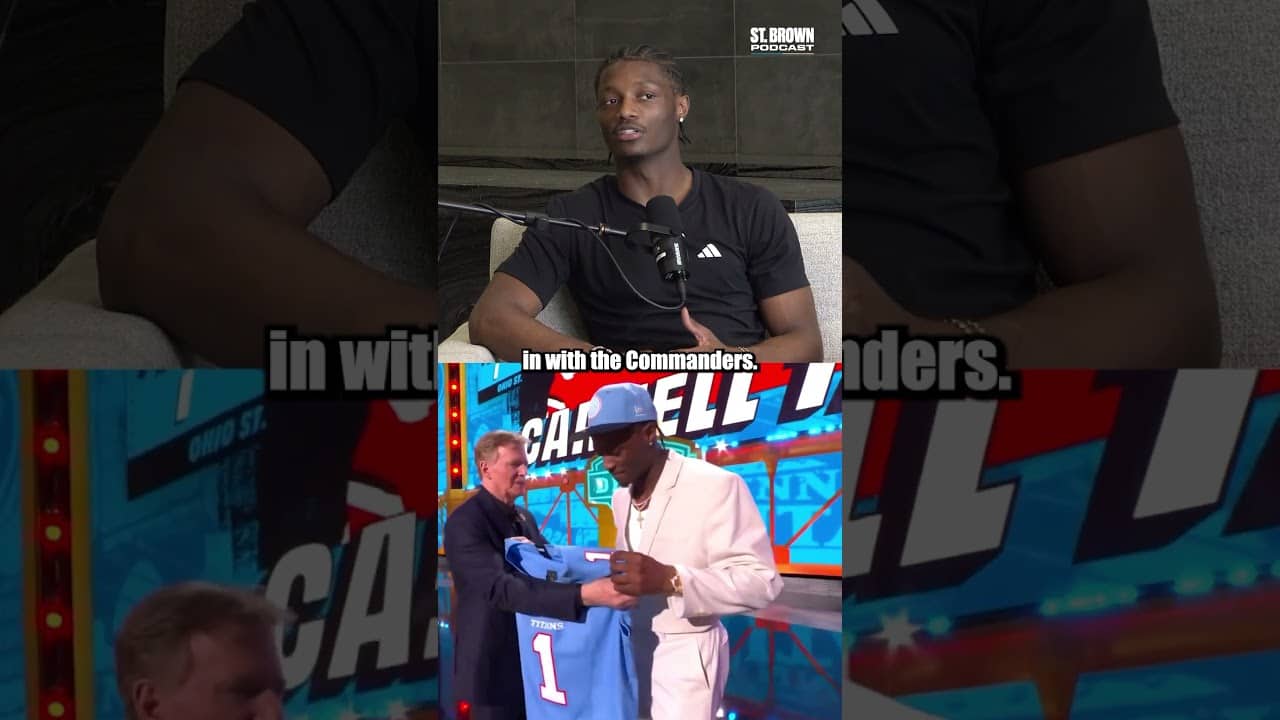 Carnell Tate’s NFL Draft experience couldn’t have gone much better 🏈