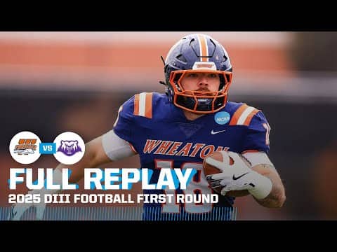 Wheaton vs. Crown: 2025 DIII football tournament first round | FULL REPLAY