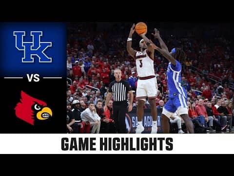 Kentucky vs. Louisville Game Highlights | 2025-26 ACC Men's Basketball