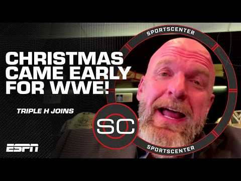 Triple H on Wrestlepalooza streaming live on ESPN 🗣️ 'LIKE CHRISTMAS CAME EARLY!' | SportsCenter