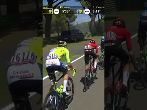 Tour de France x F1 🚴‍♂️🏎️ When the peloton rode through the Imola circuit in 2024! 🙌