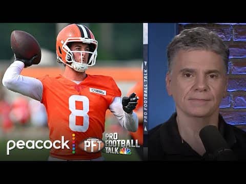 Debating Cleveland Browns' choice to keep Kenny Pickett on roster | Pro Football Talk | NFL on NBC