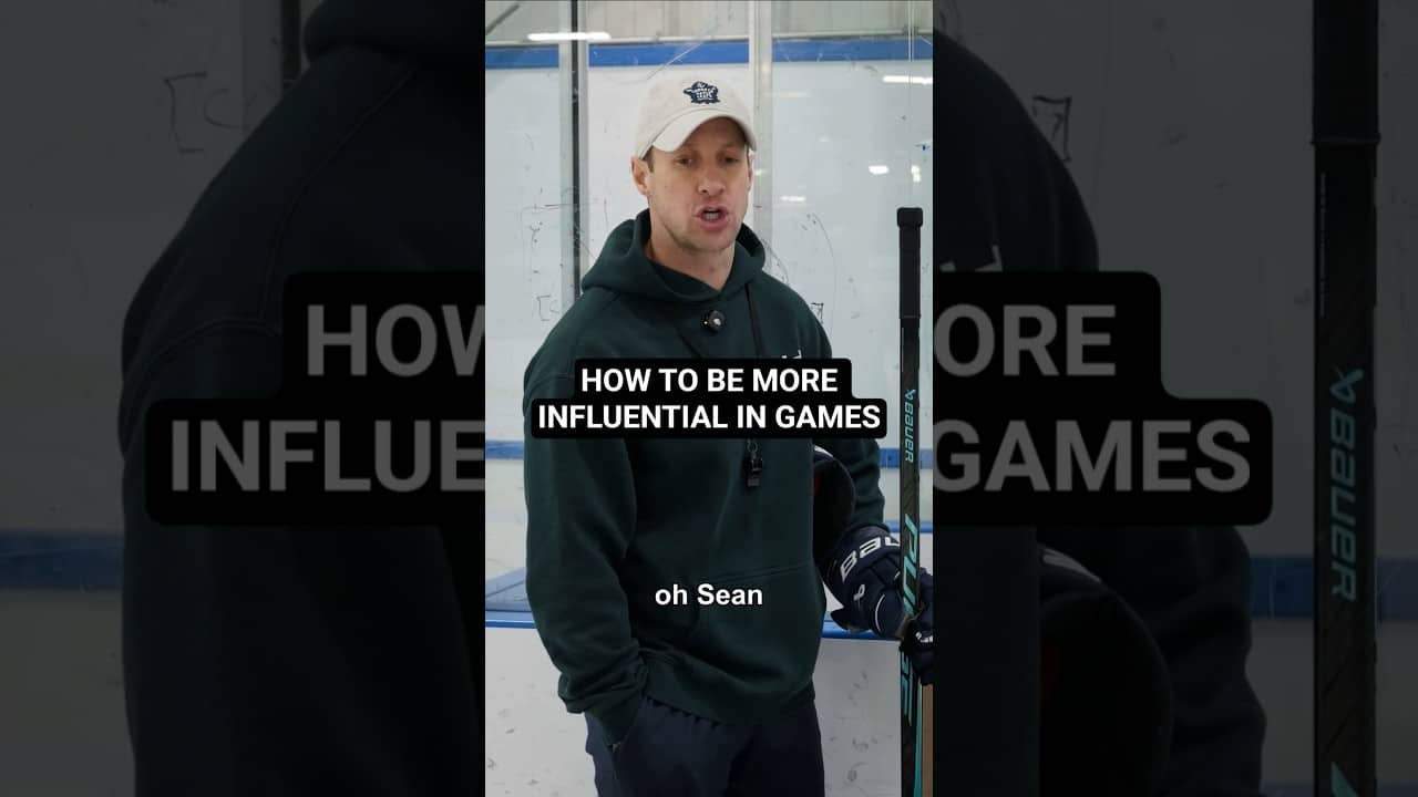 HOW TO BE MORE INFLUENTIAL IN GAMES #hockeycoaching #hockeytraining
