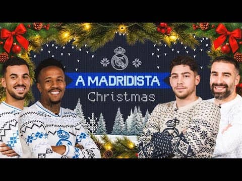 REAL MADRID CHRISTMAS CHALLENGES | Carvajal, Valverde, Ceballos & Militão