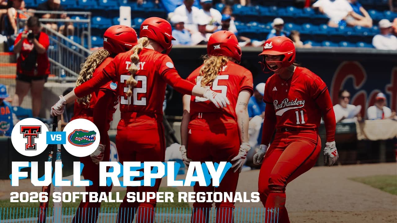 Texas Tech vs. Florida: 2026 NCAA softball super regional game 1 | FULL REPLAY