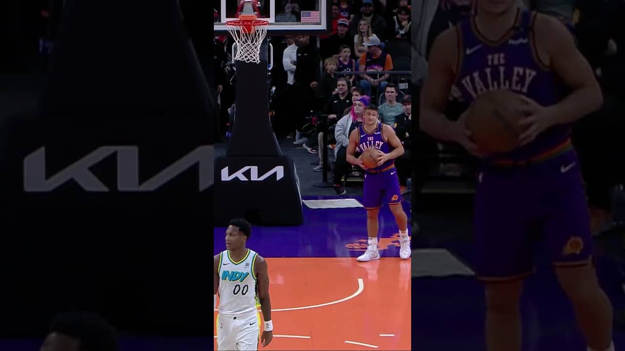 Obi Toppin Jumping to Get a Ball Stuck Behind the Backboard…TWICE 🚀