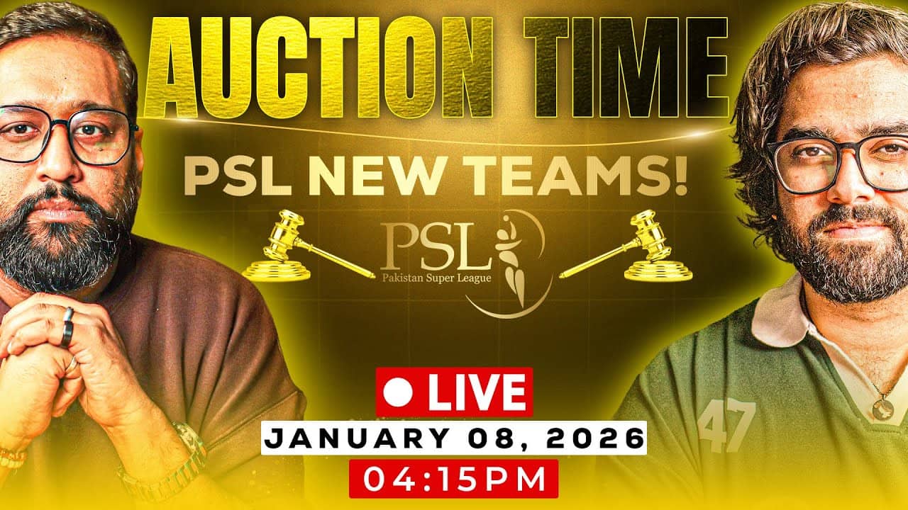 🔴LIVE: New PSL Teams Auction | Who Will Buy the New PSL Franchises?