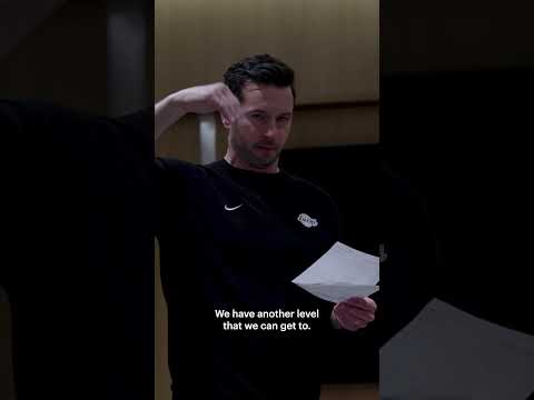 JJ in the locker room after the game one win #lakers
