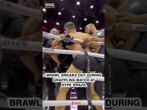 ANOTHER BRAWL breaks out in Hype Brazil grappling match between Lev Sarkisyan and Joilton Lutterbach