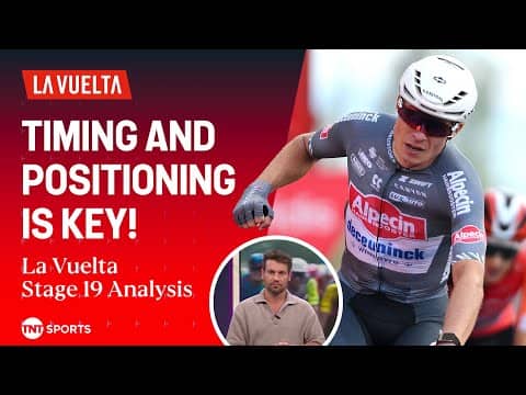 2025 La Vuelta a España Stage 19 ANALYSIS: Jasper Philipsen's sprint technique was perfect! 🤩
