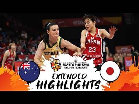Australia 🇦🇺 v Japan 🇯🇵 | Extended Highlights | #FIBAWWC 2026 Qualifying Tournament