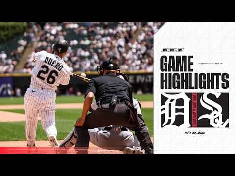 HIGHLIGHTS: White Sox Bats Were HOT in Series Win Over Tigers (5.30.26)
