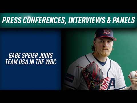 Mariners Reliever Gabe Speier Joins Team USA for 2026 World Baseball Classic