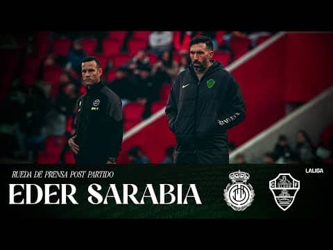 Eder Sarabia habla en el post partido del RCD Mallorca - Elche CF