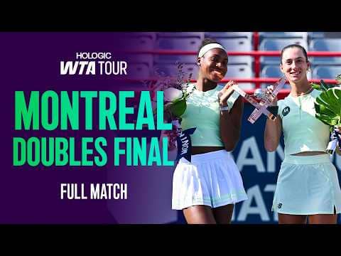 The Entertaining Gauff/Kessler vs. Townsend/Zhang 2025 Montreal Doubles Final 🏆 | WTA Full Match