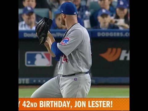Jon Lester turned 42 on Wednesday 🎂 A three-time World Series champion 🏆
