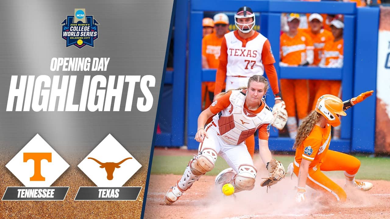 Tennessee vs. Texas: 2026 Women's College World Series | Extended highlights