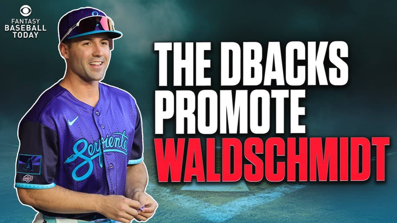 Dbacks Promote Ryan Waldschmidt! Waiver Wire Adds & Start/Sit Decisions!  | Fantasy Baseball Advice
