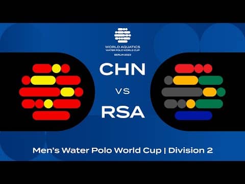 LIVE | China vs South Africa | Men's Water Polo World Cup 2023 | Berlin