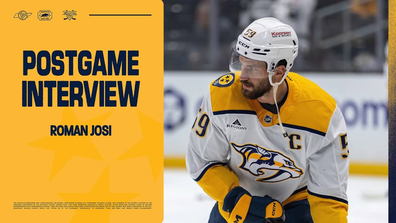Roman Josi: Postgame Interview - April 6th