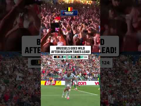 Brussels was HYPED after the game-winner