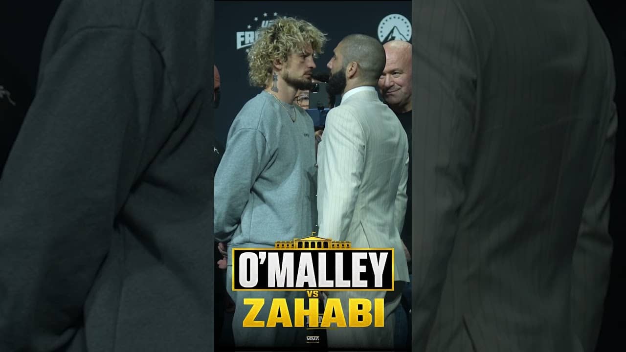 Sean O'Malley and Aiemann Zahabi finally get face-to-face ahead of #UFCWhiteHouse | MMA Fighting