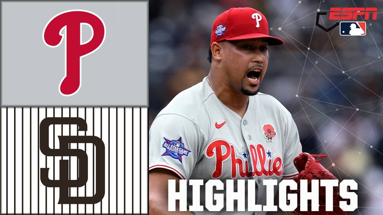 Philadelphia Phillies vs. San Diego Padres | Full Game Highlights | ESPN MLB