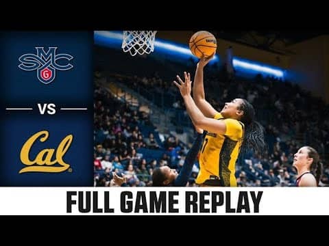 Saint Mary’s vs Cal Full Game Replay | 2025-26 ACC Women's Basketball
