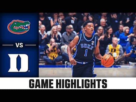 Florida vs. Duke Game Highlights | 2025-26 ACC Men's Basketball